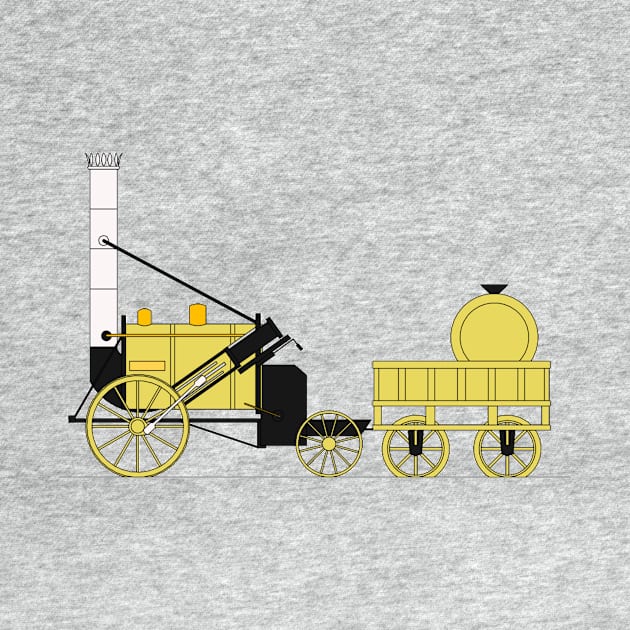 Stephenson's Rocket Print by ontherails